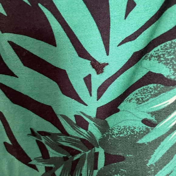 Zara Green Floral Fit and Flare Dress - Picture 4 of 8